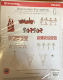 Husqvarna Viking EMBROIDERY CARD 163 Dimensional Decorations