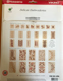 Husqvarna Viking EMBROIDERY CARD 232 Delicate Embroideries